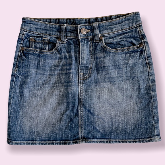 Gap 1969 Denim Mini Skirt Size 2/26 - Picture 1 of 3